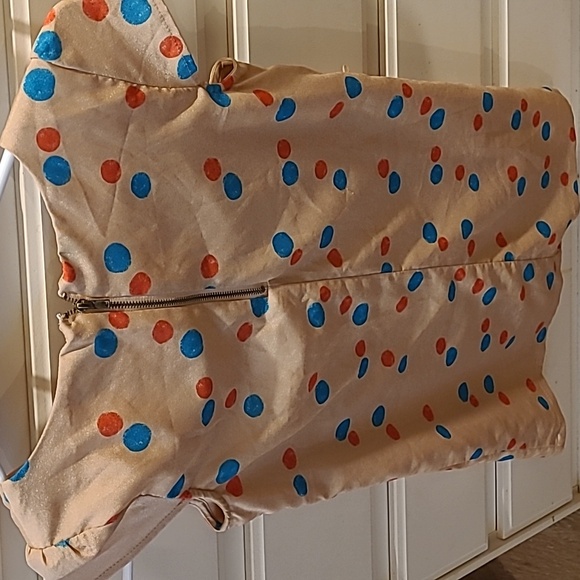 Girls Dotted Dress With Bow - Picture 3 of 3